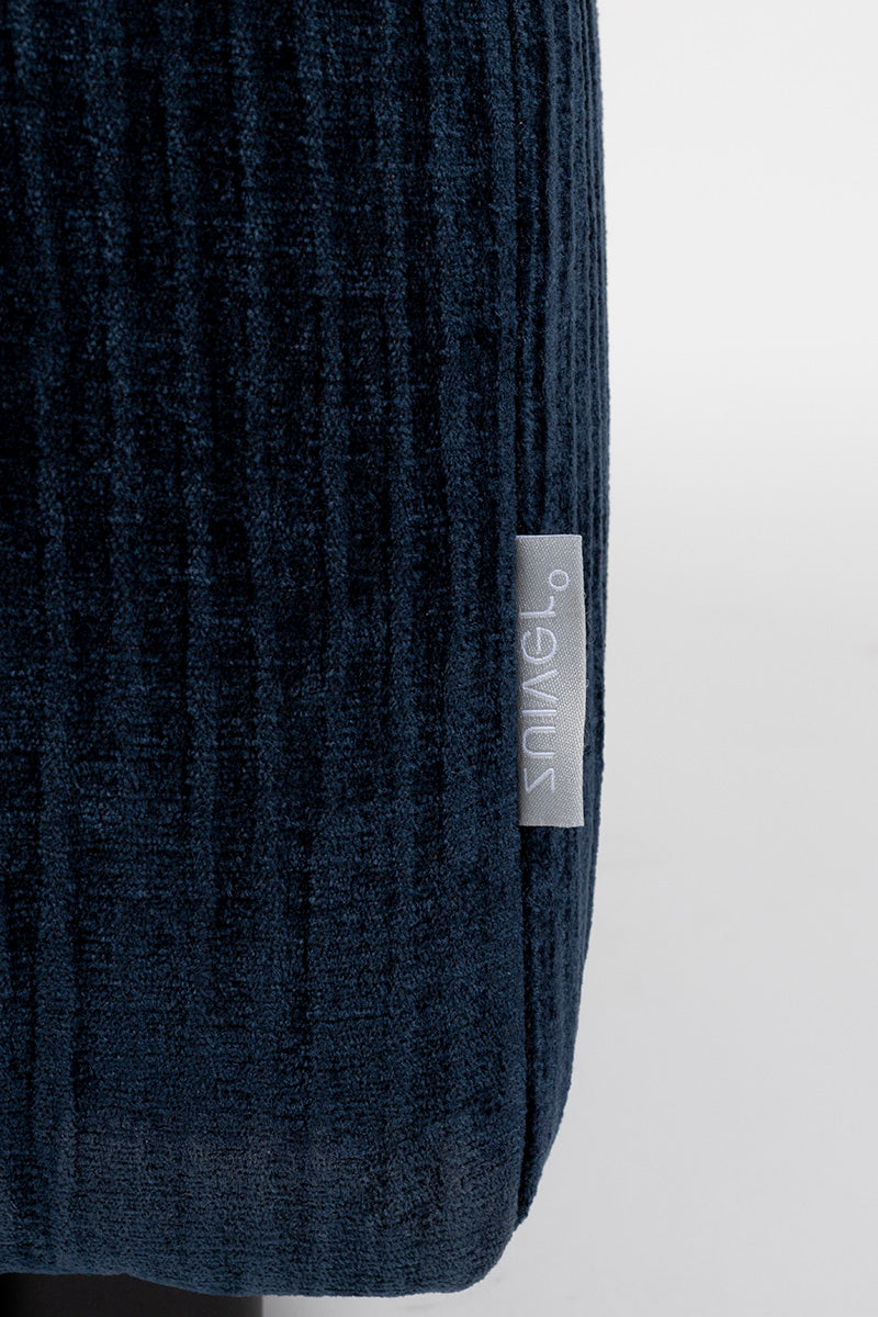 Hunter Navy Pie Pouf Left Element Sofa