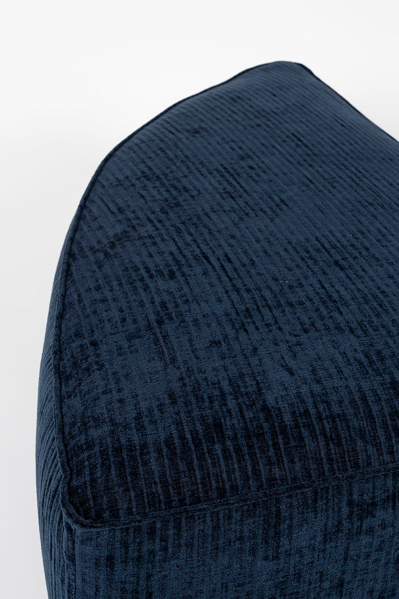 Hunter Navy Pie Pouf Right Element Sofa