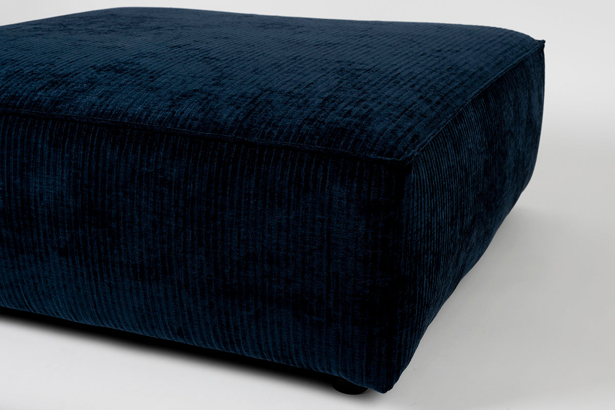Hunter Navy no Back 1.5 Seater Element Sofa