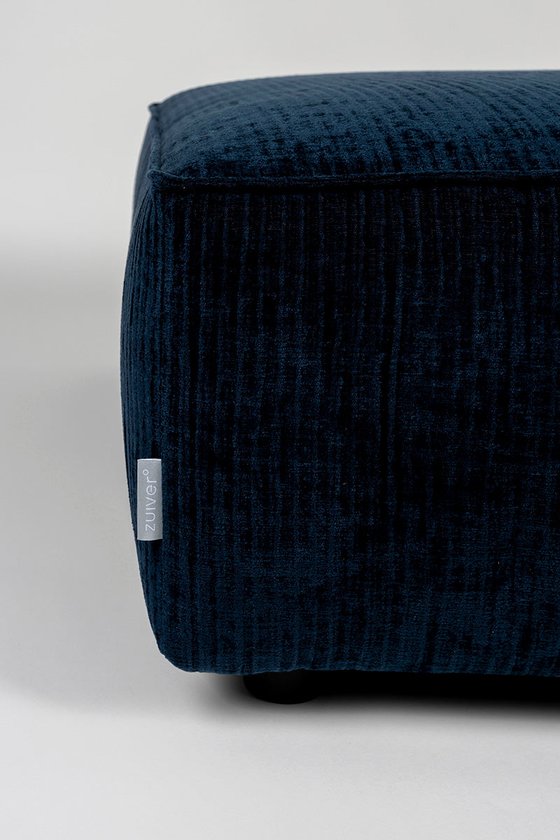 Hunter Navy no Back 1.5 Seater Element Sofa