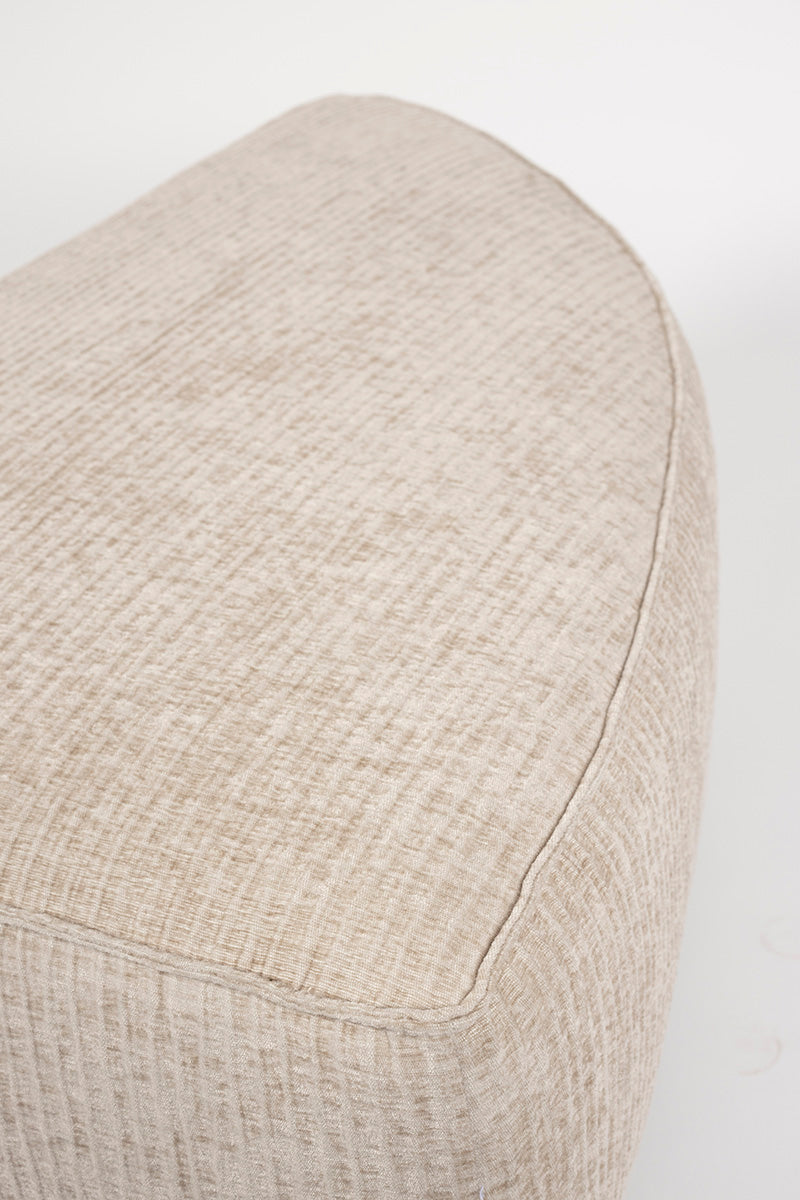 Hunter Sand Pie Pouf Left Element Sofa
