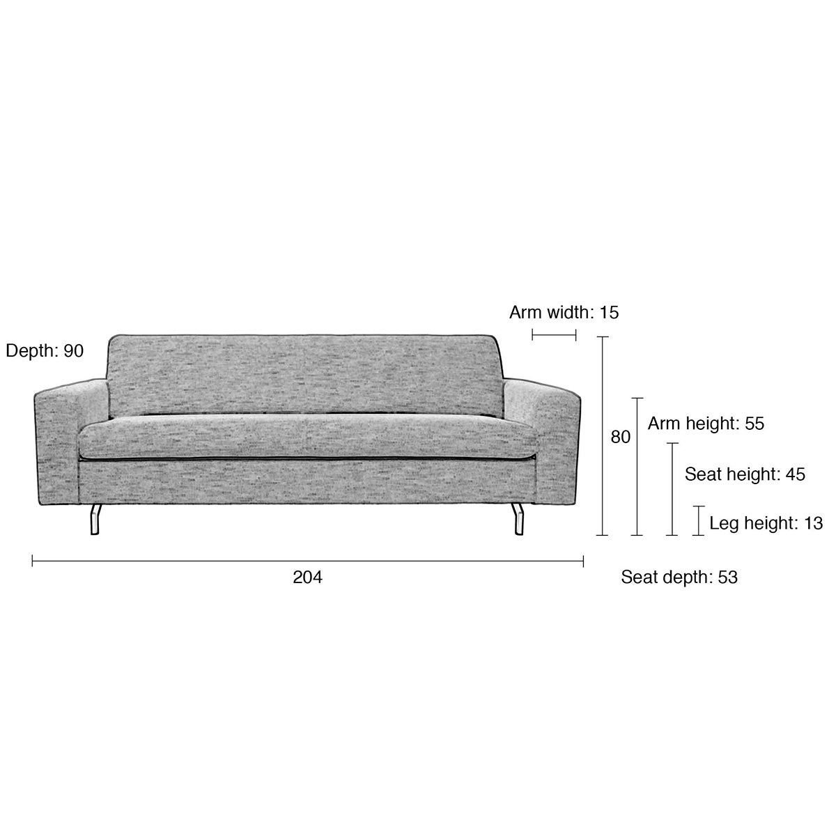 Jean 2.5 Seater Sofa
