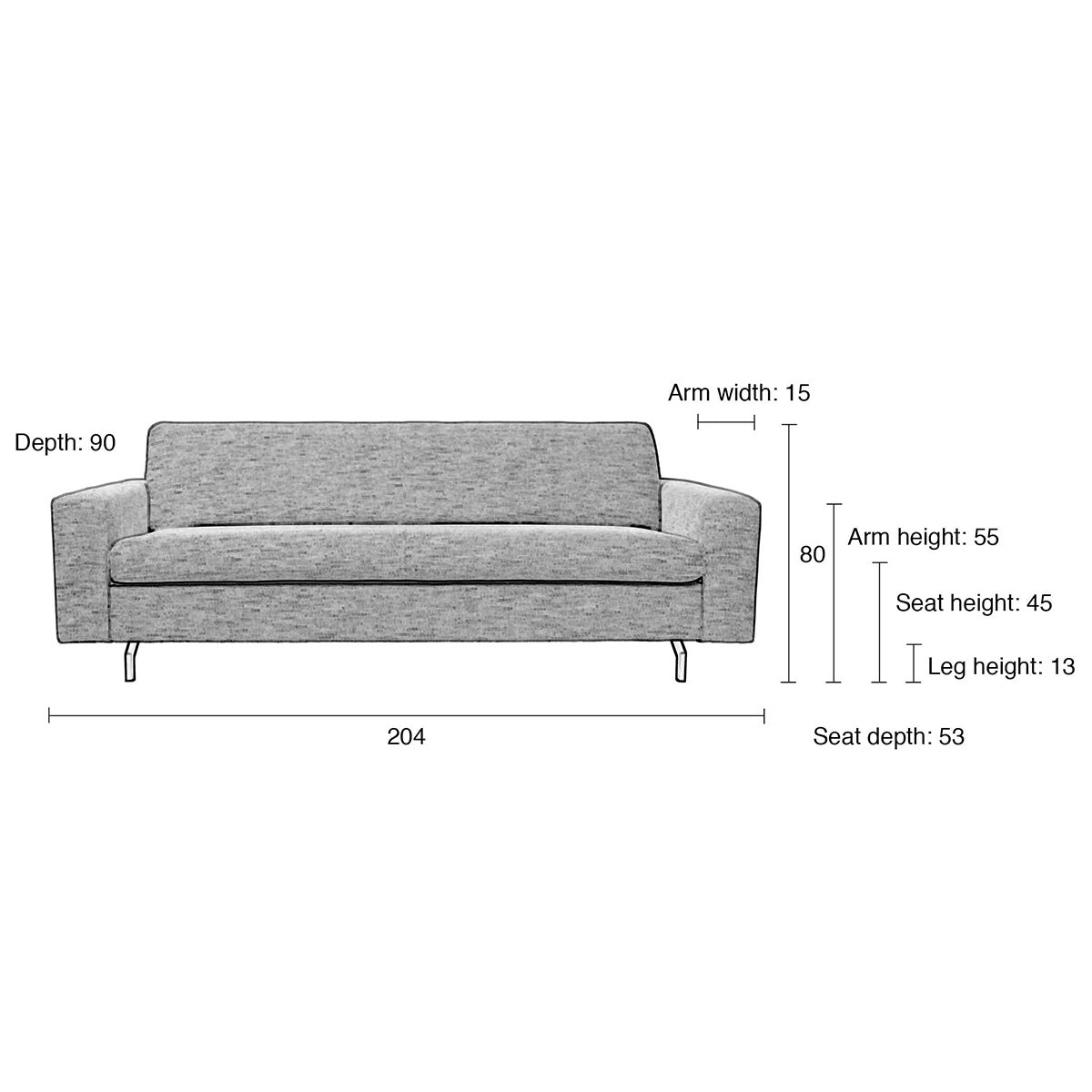 Jean 2.5 Seater Sofa