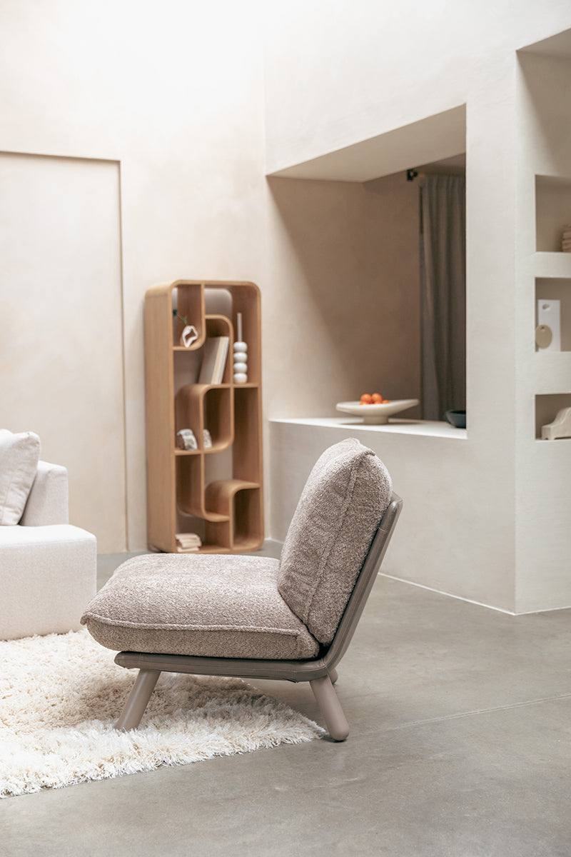Lazy Sack Soft Beige Teddy Lounge Chair - WOO .Design