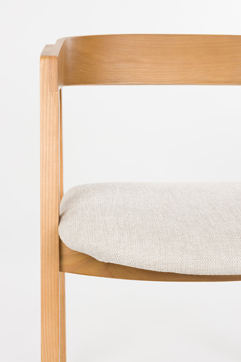 Mads Ash Wood Chair (2/Set)