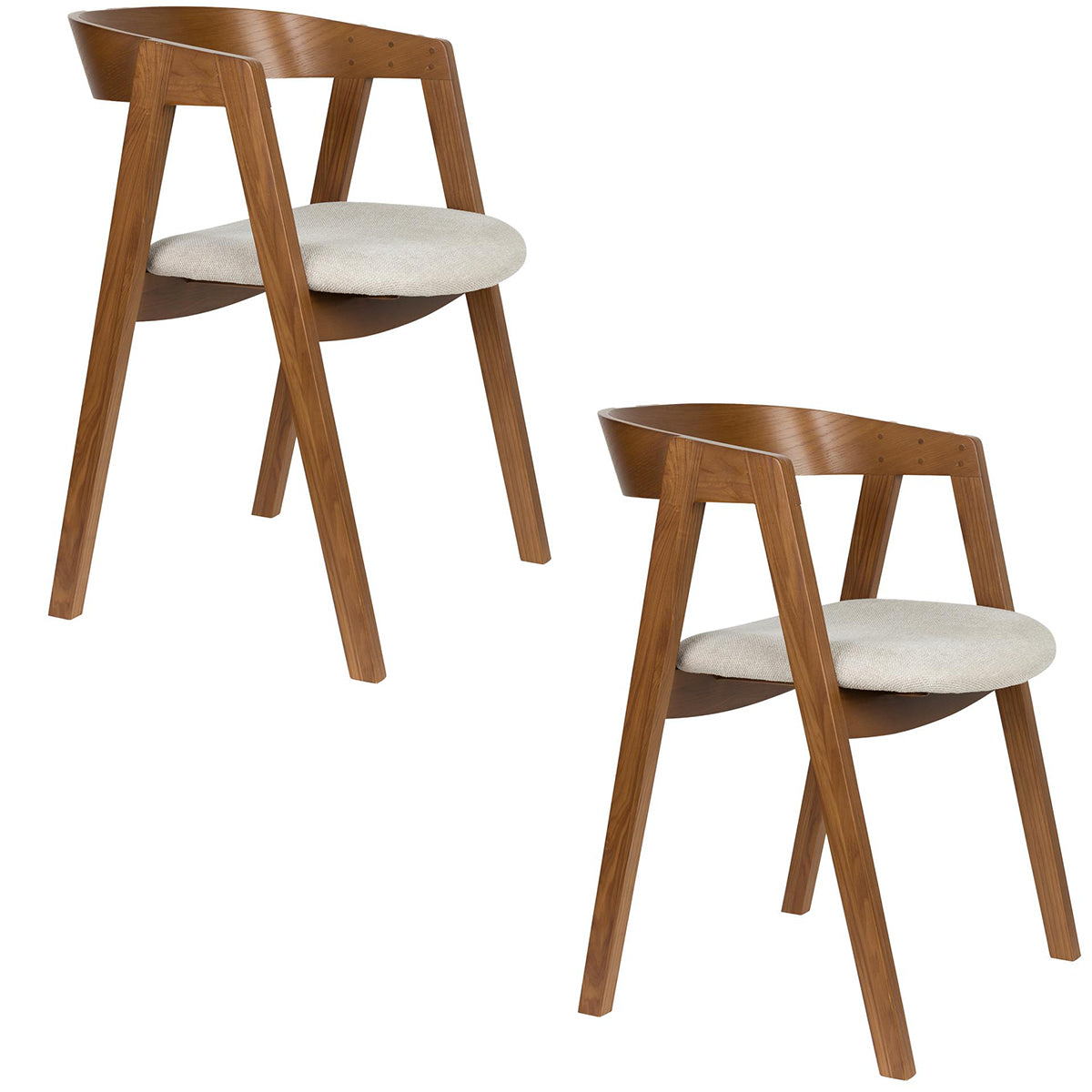 Mads Ash Wood Chair (2/Set)