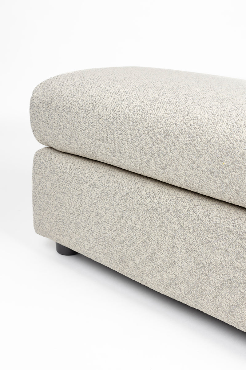 Mississippi Beige Outdoor Hocker - WOO .Design