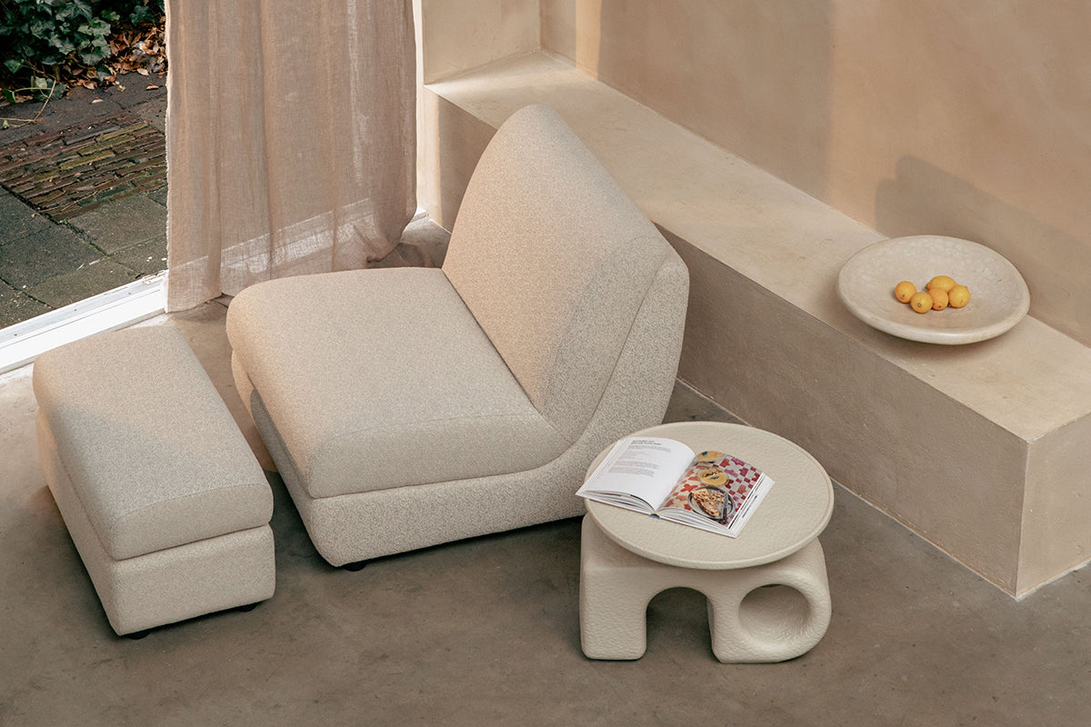 Mississippi Beige Outdoor Lounge Chair - WOO .Design