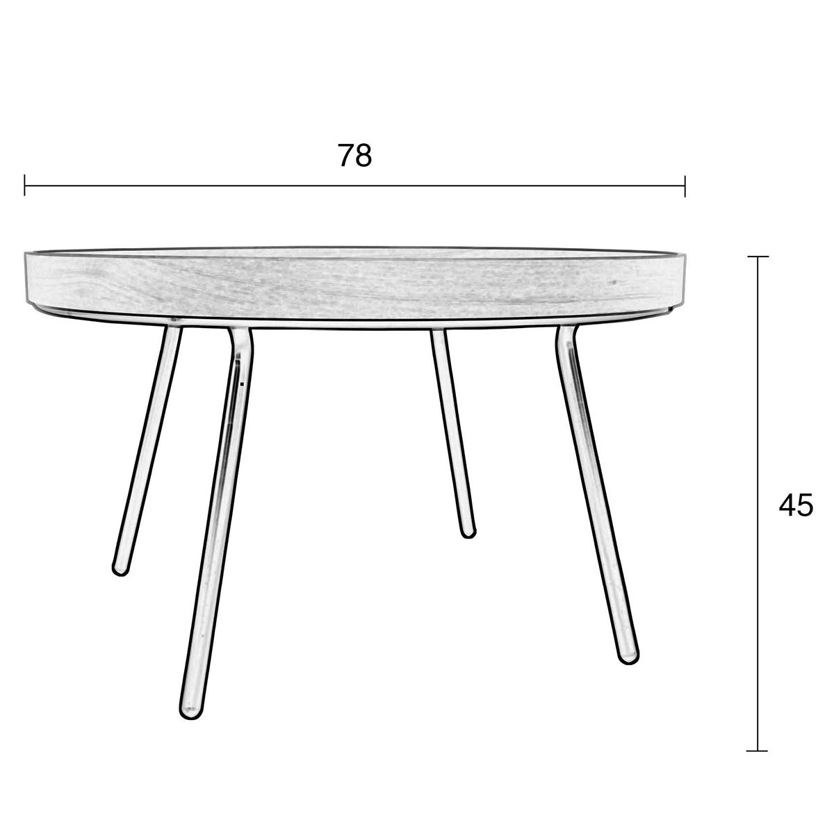 Oak Tray Coffee Table