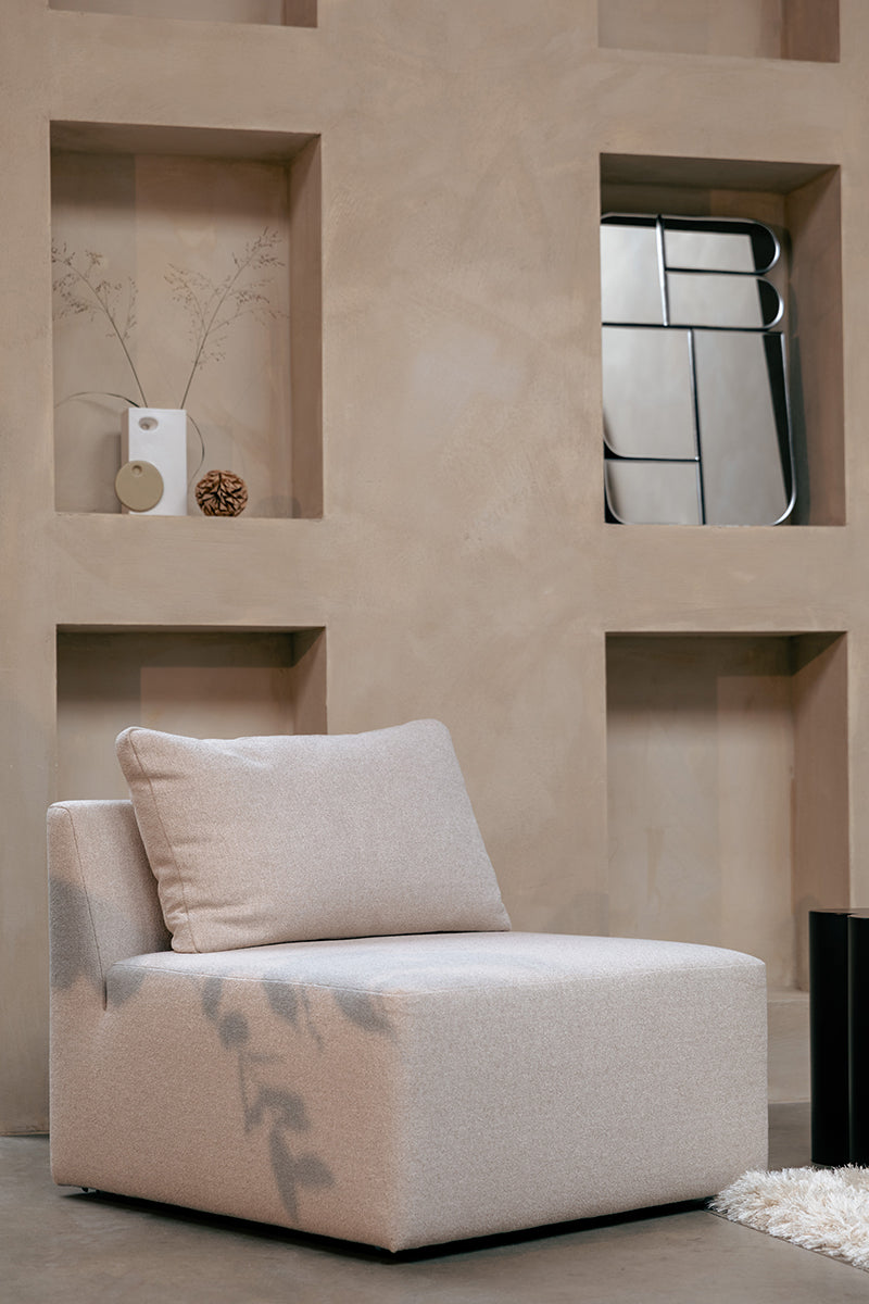 Prosper Sand 1 Seater Sofa - WOO .Design