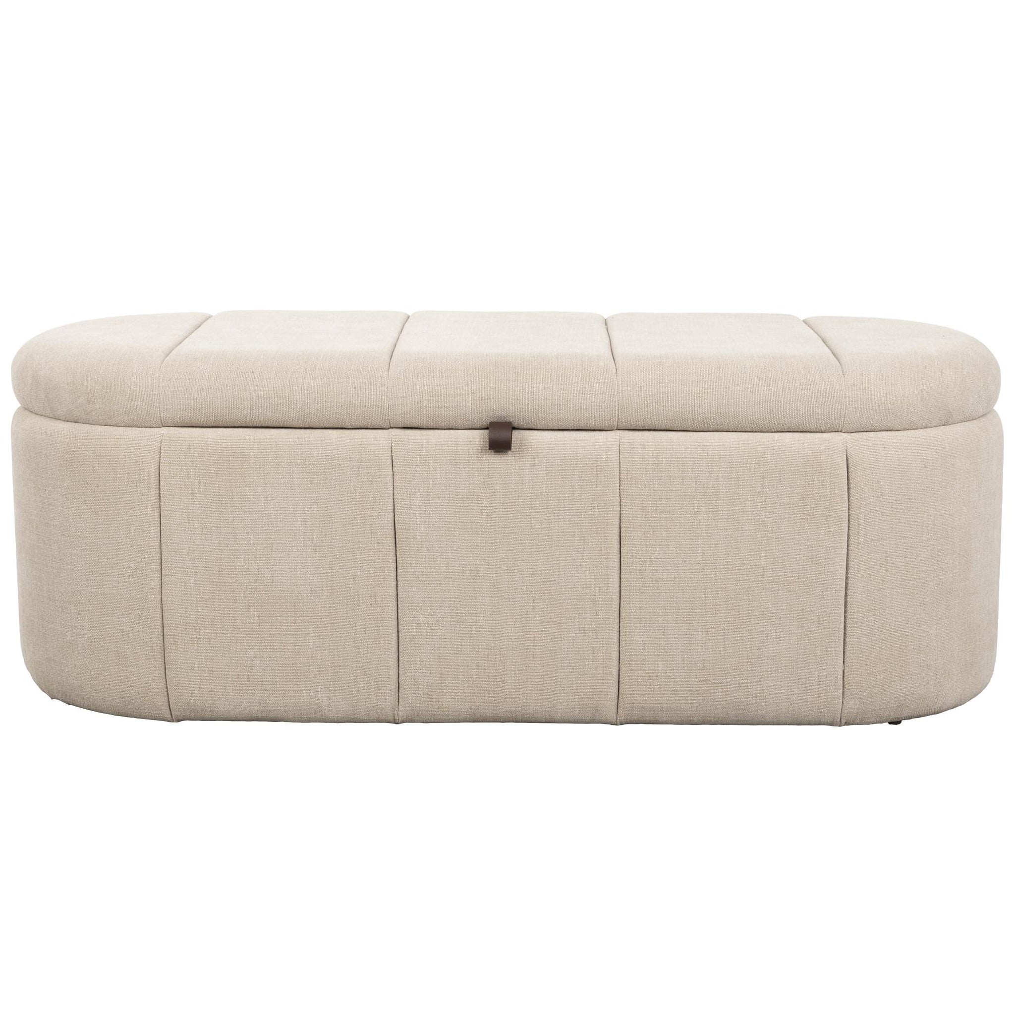 Puffy Beige Bench