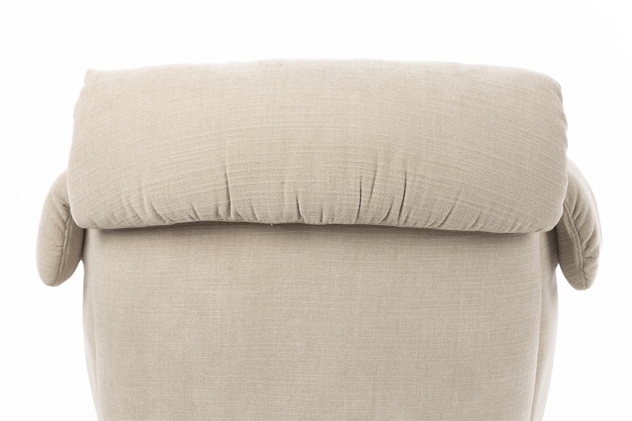 Puffy Beige Lounge Chair