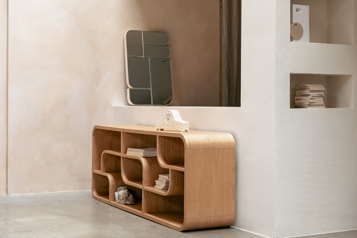 Seven Oak Wood Cabinet - WOO .Design