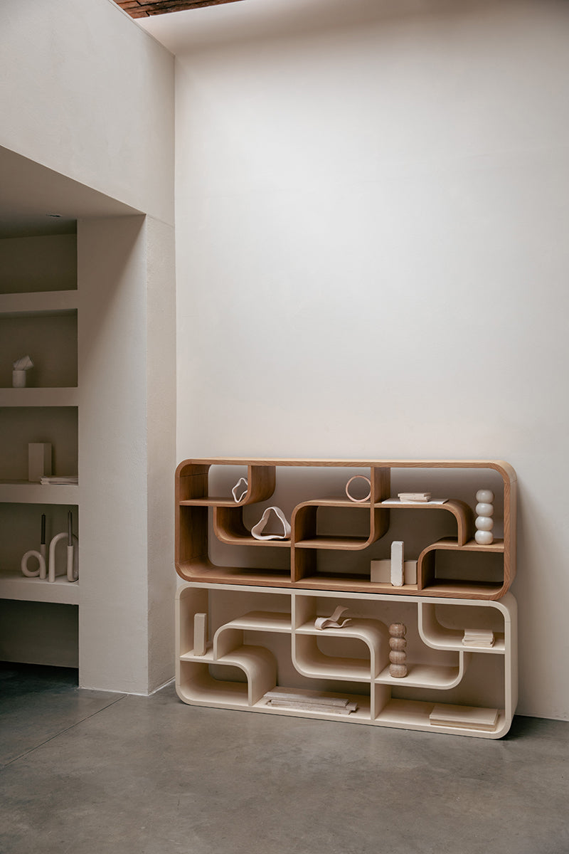 Seven Oak Wood Cabinet - WOO .Design