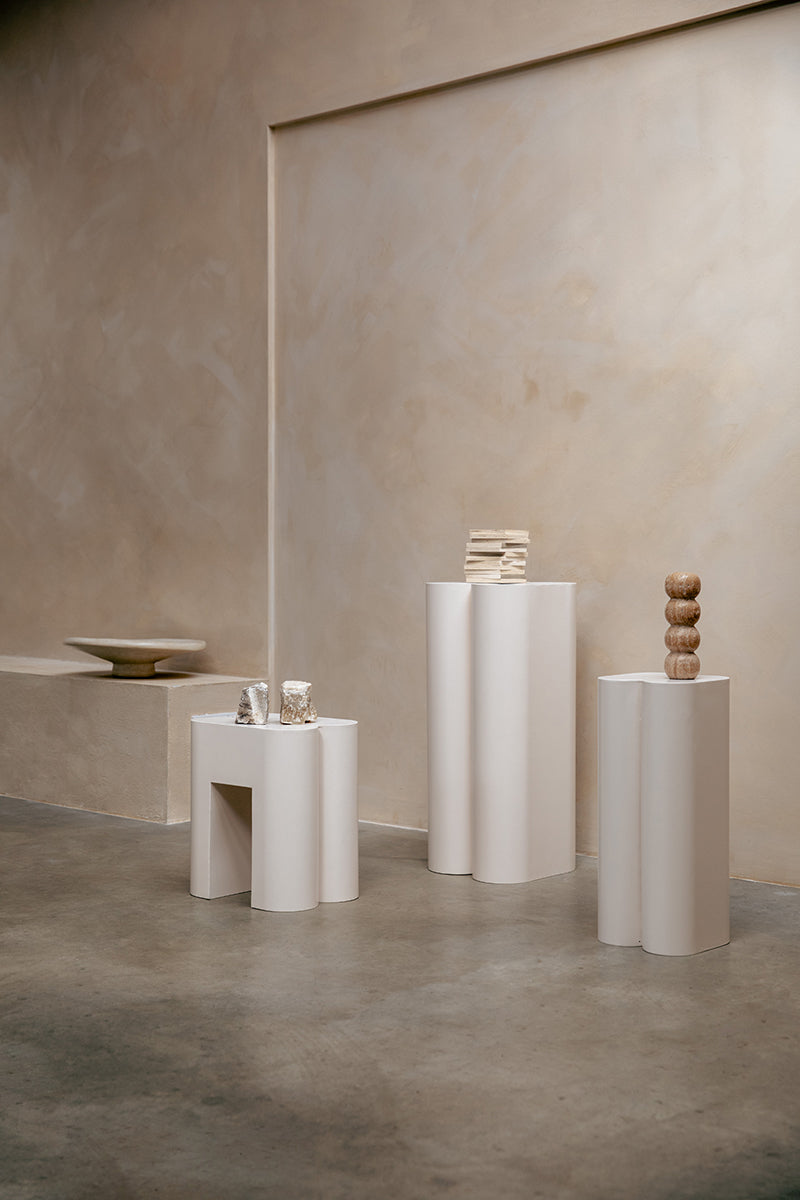 Shape Beige Plant Stand (2/Set) - WOO .Design