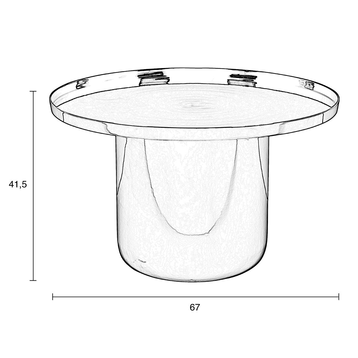Shiny Bomb Coffee Table