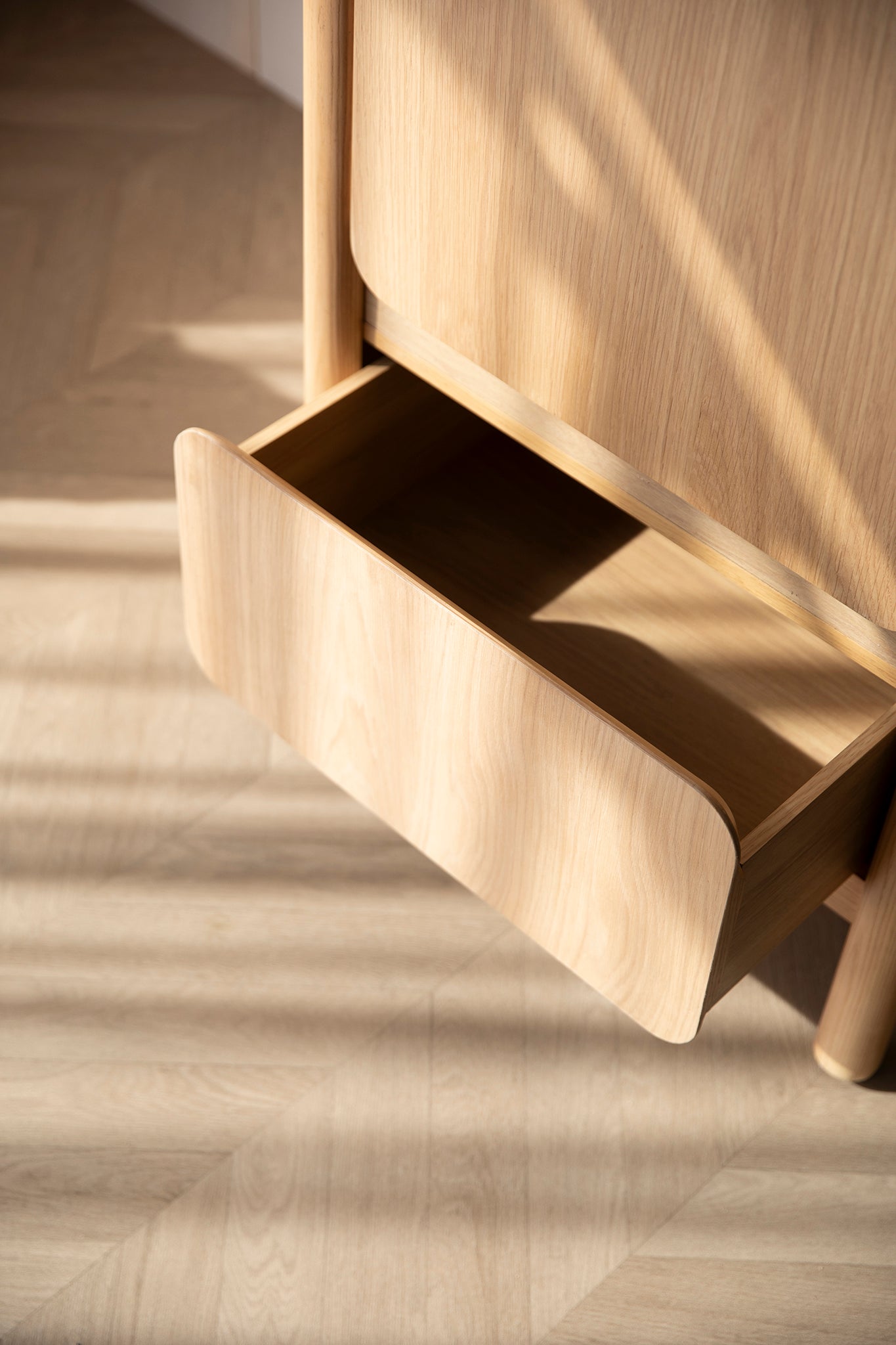 Storm Natural One Door Cabinet