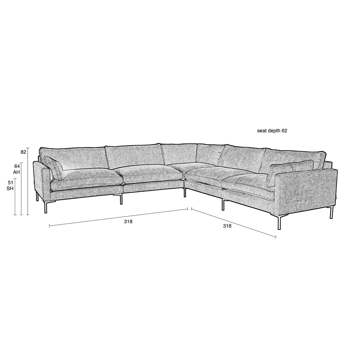 Summer 7 Seater Sofa