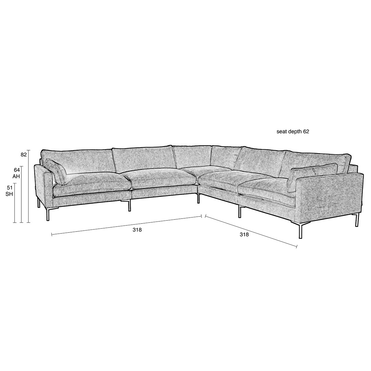 Summer 7 Seater Sofa