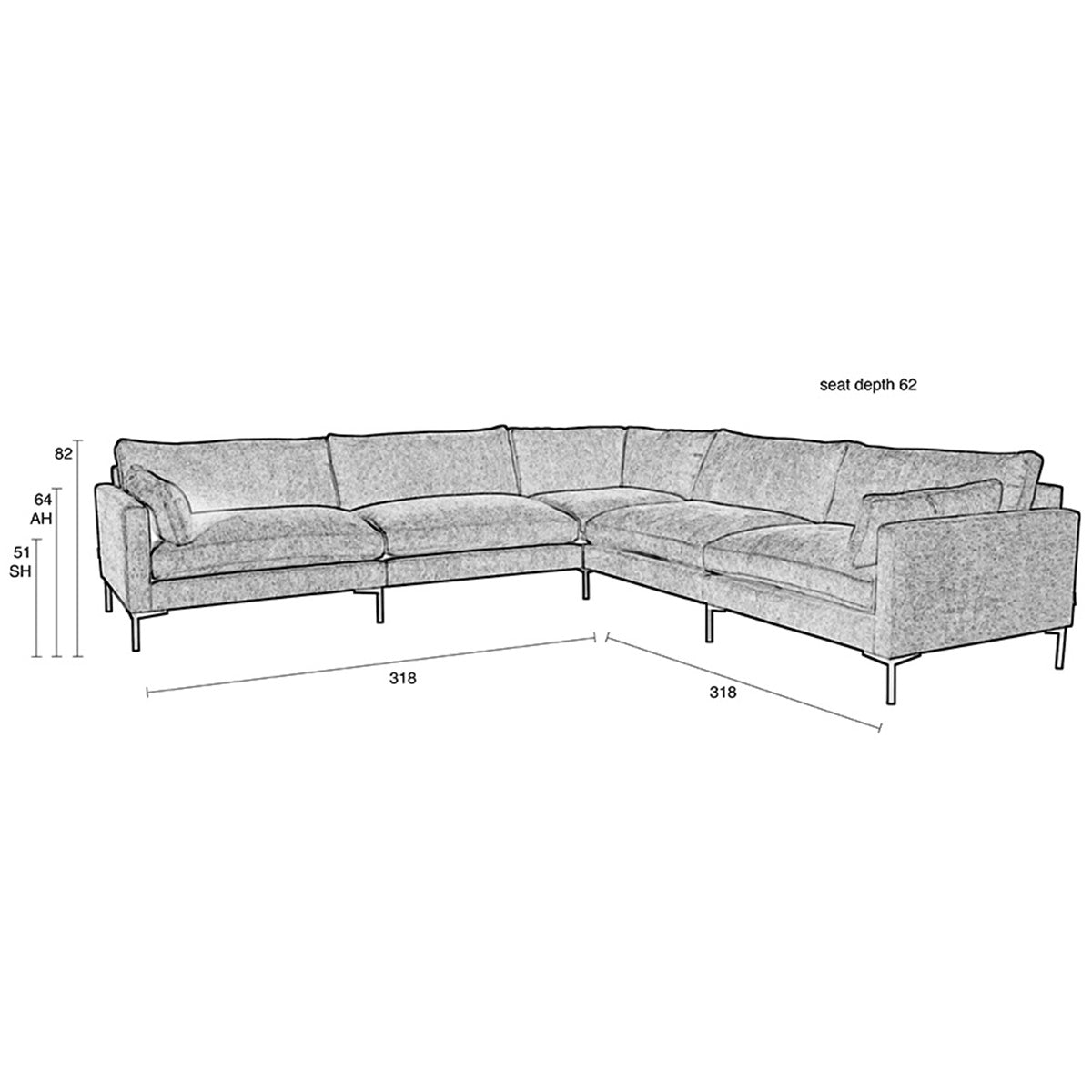 Summer 7 Seater Sofa