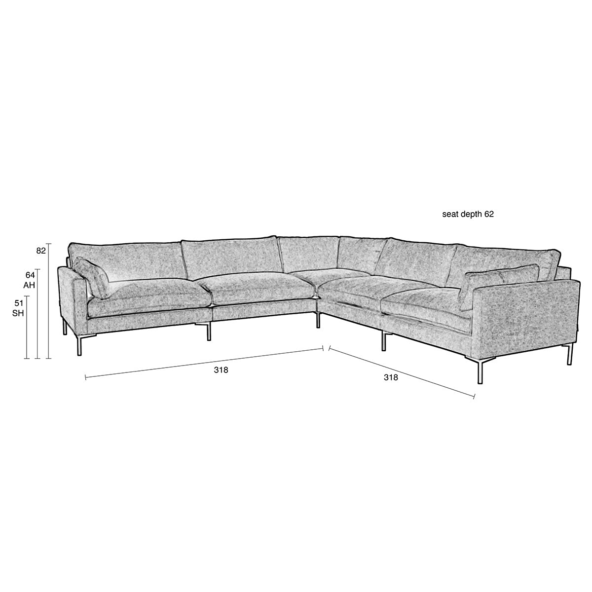 Summer 7 Seater Sofa