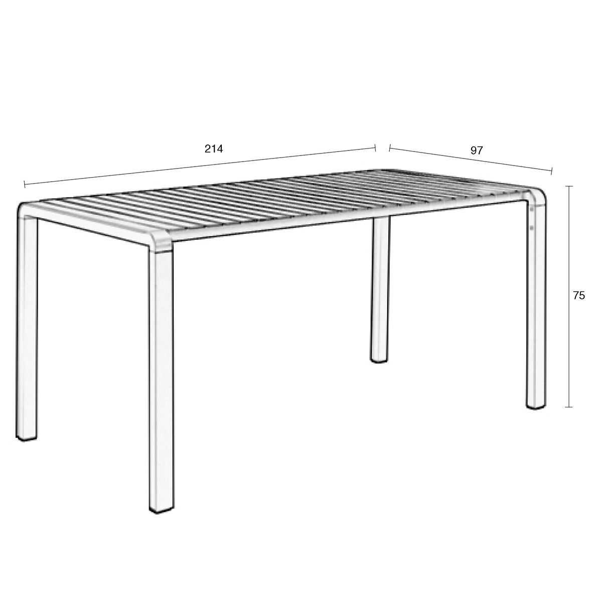 Vondel Garden Table