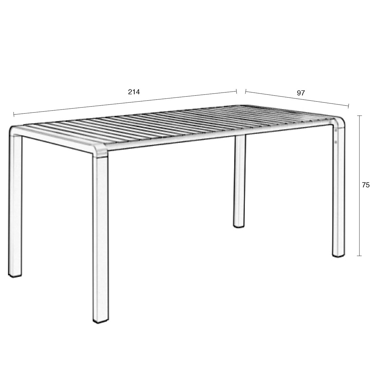 Vondel Garden Table