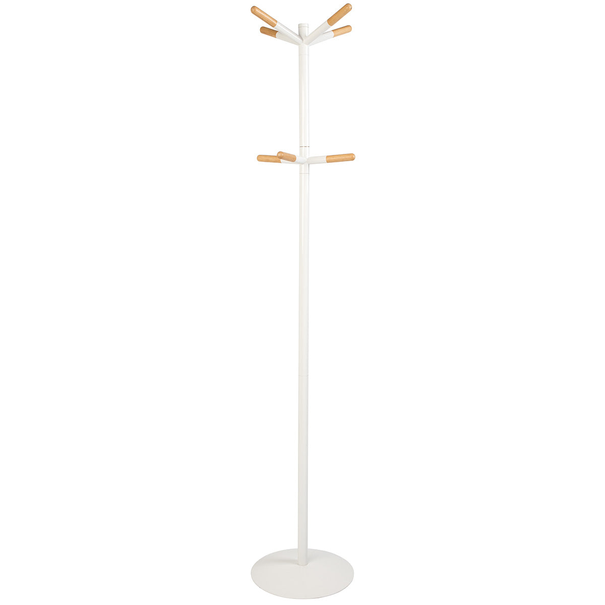 Wooden Tip Coat Rack