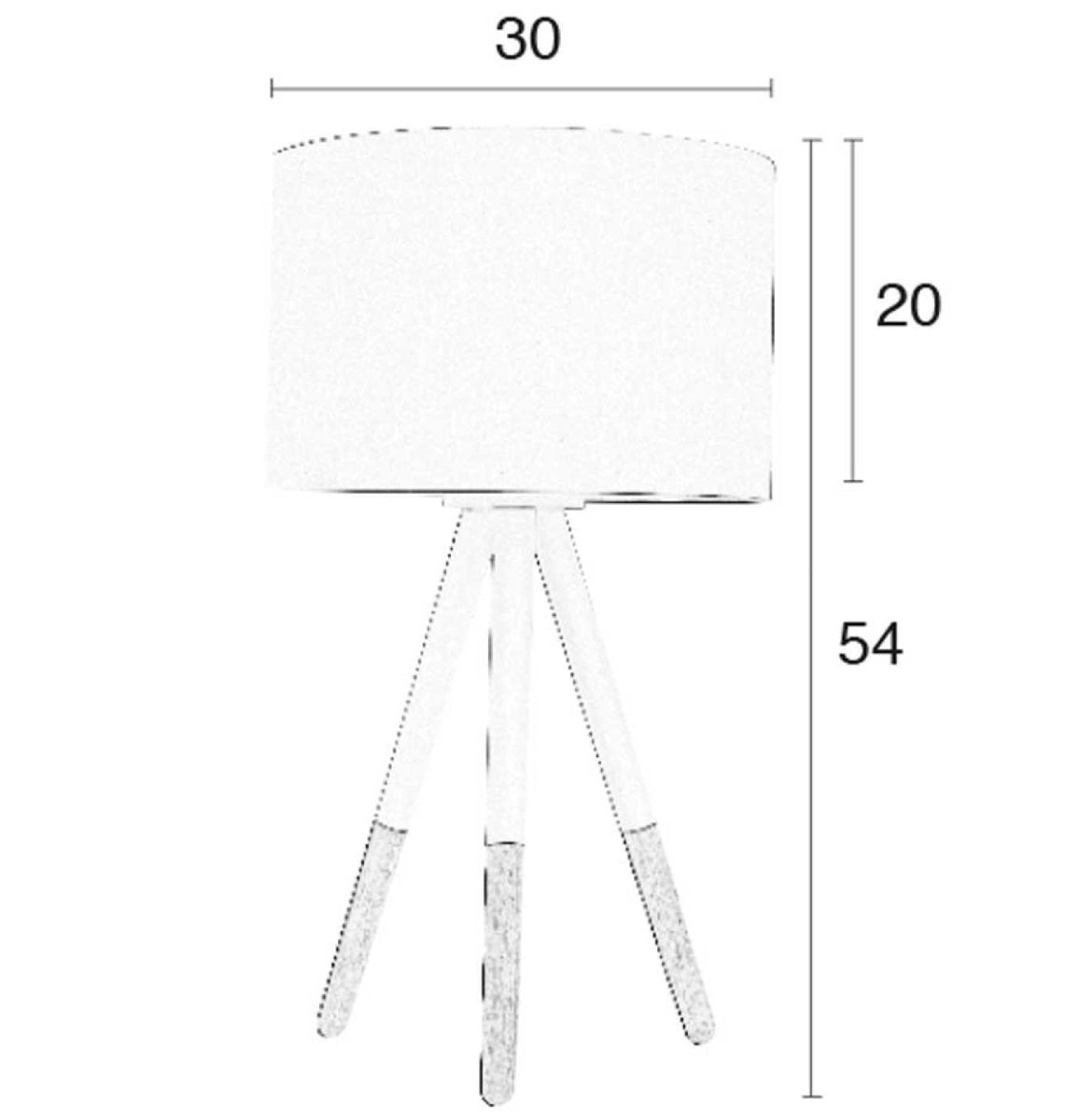 Highland White Table Lamp (Discontinued Model) - WOO .Design