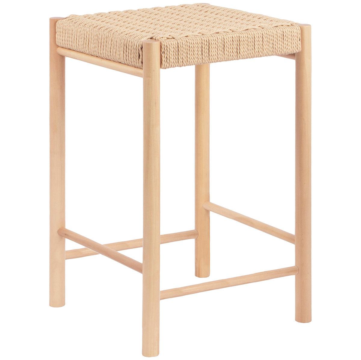 Abano Natural Poplar Counter Chair - WOO .Design