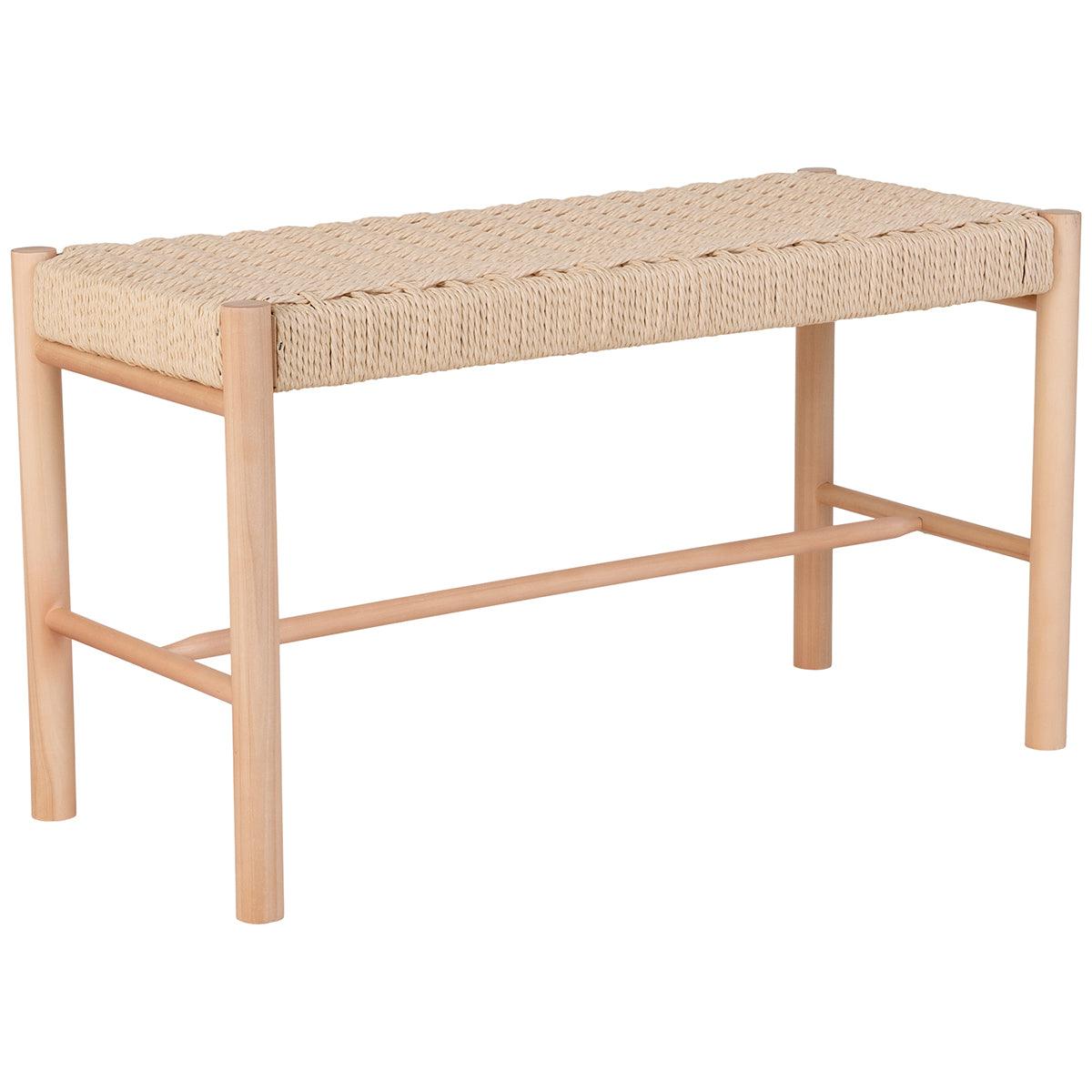 Abano Natural Poplar Wood Bench - WOO .Design