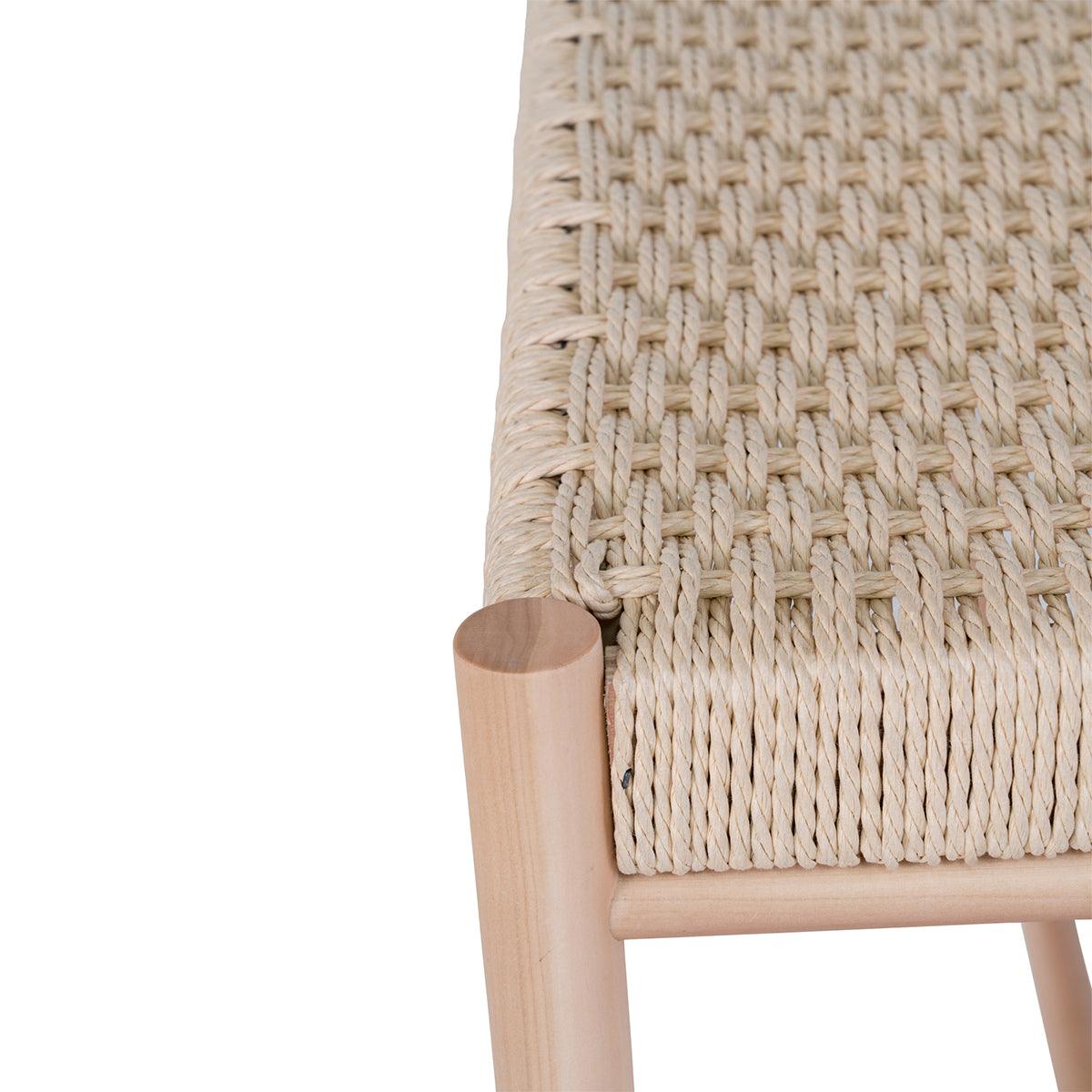 Abano Natural Poplar Wood Bench - WOO .Design