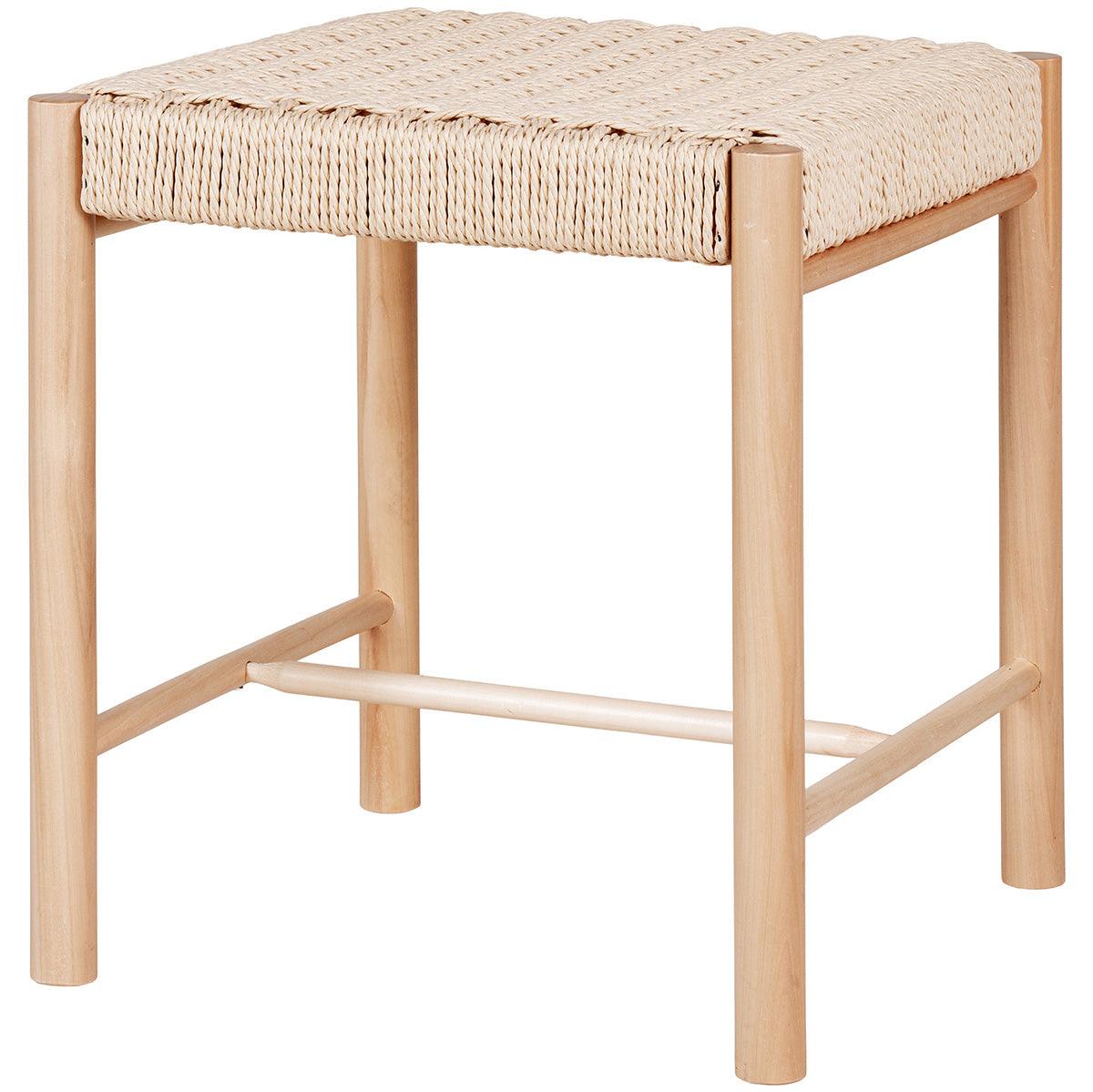 Abano Natural Poplar Wood Stool - WOO .Design