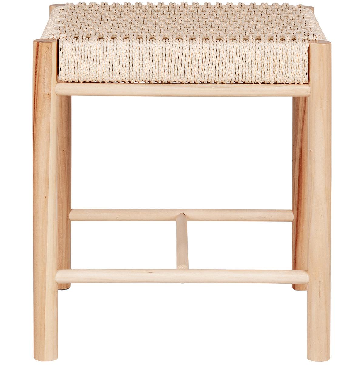 Abano Natural Poplar Wood Stool - WOO .Design