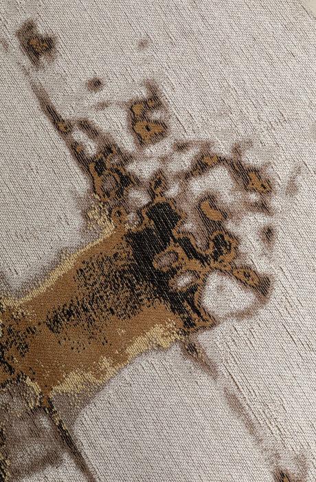 Abstract Grey Round Carpet - WOO .Design