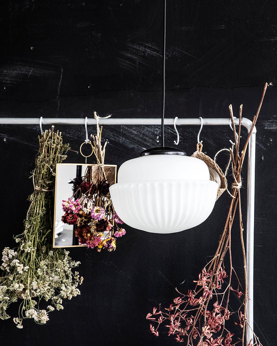 Acorn White Pendant Lamp - WOO .Design