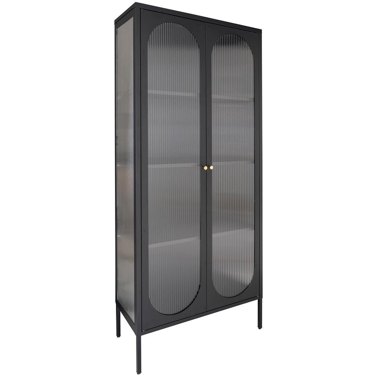 Adelaide Black High Display Cabinet - WOO .Design