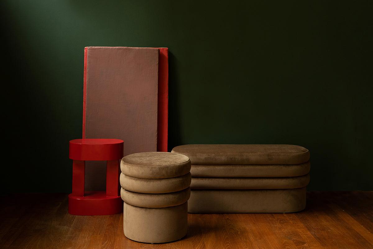 Aditi Velvet Bench - WOO .Design