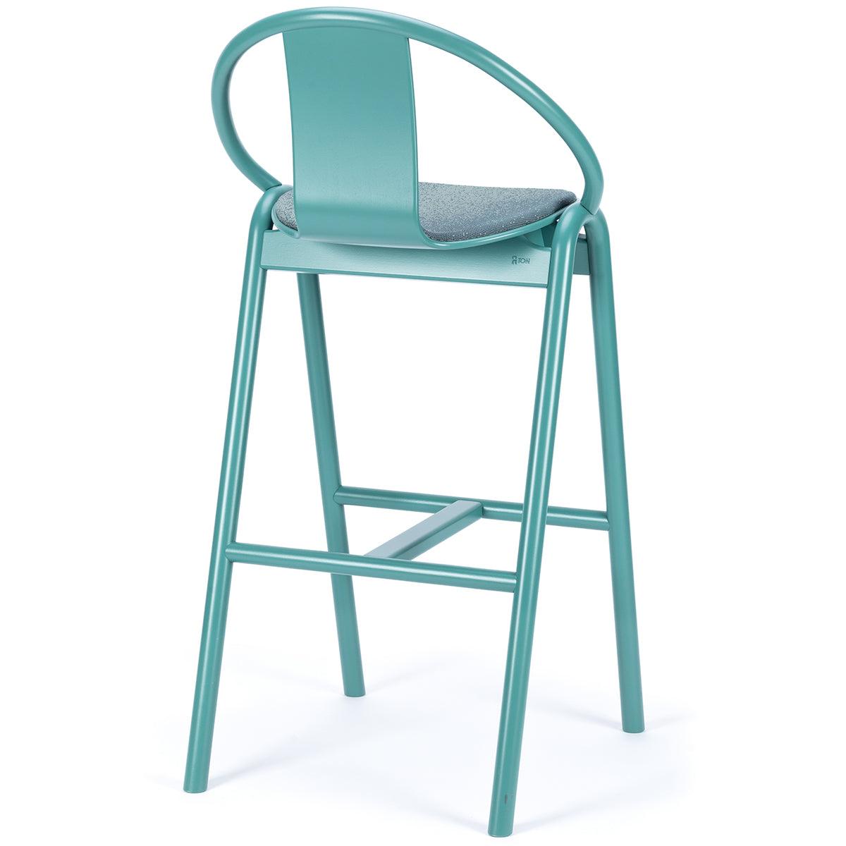 Again Upholstered Barstool - WOO .Design