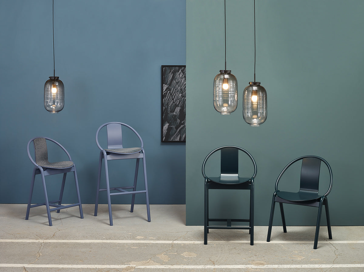 Again Upholstered Barstool - WOO .Design