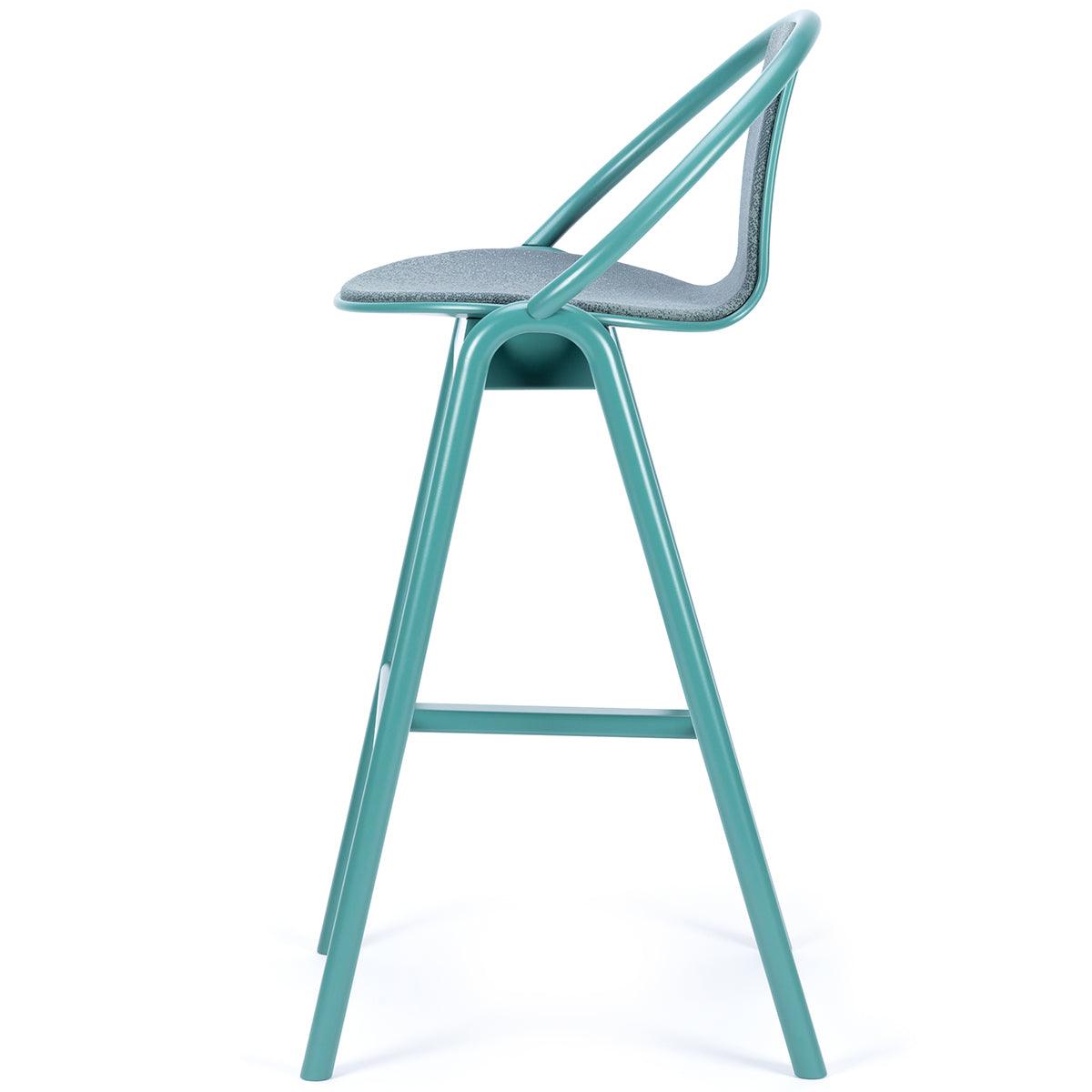 Again Upholstered Barstool - WOO .Design