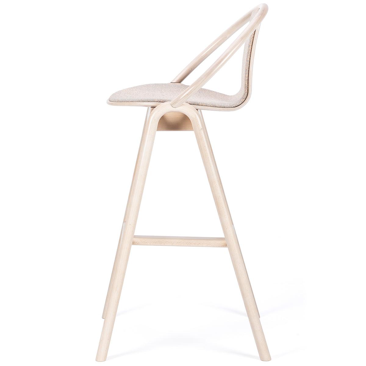 Again Upholstered Barstool - WOO .Design