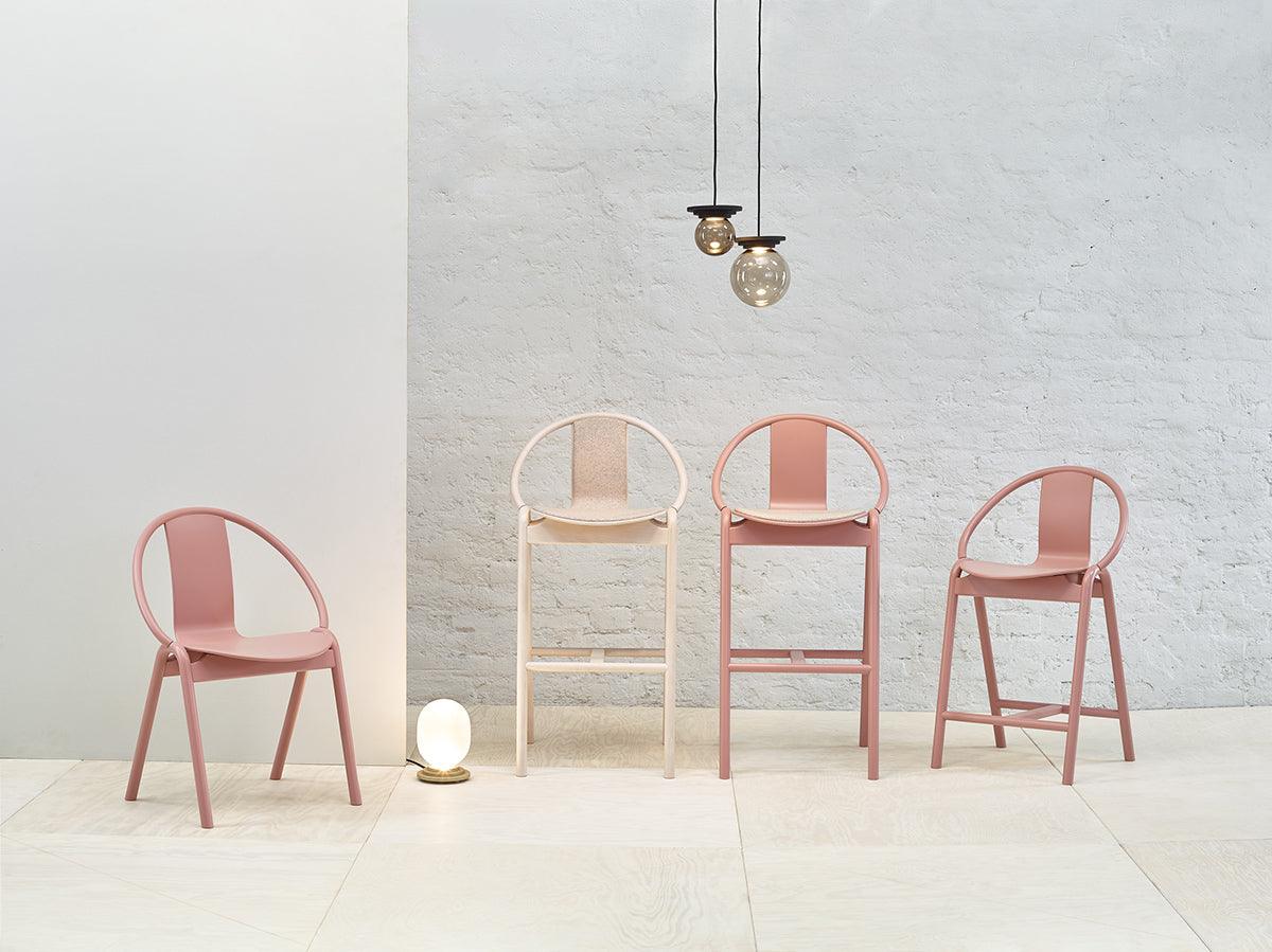 Again Upholstered/Wood Barstool - WOO .Design