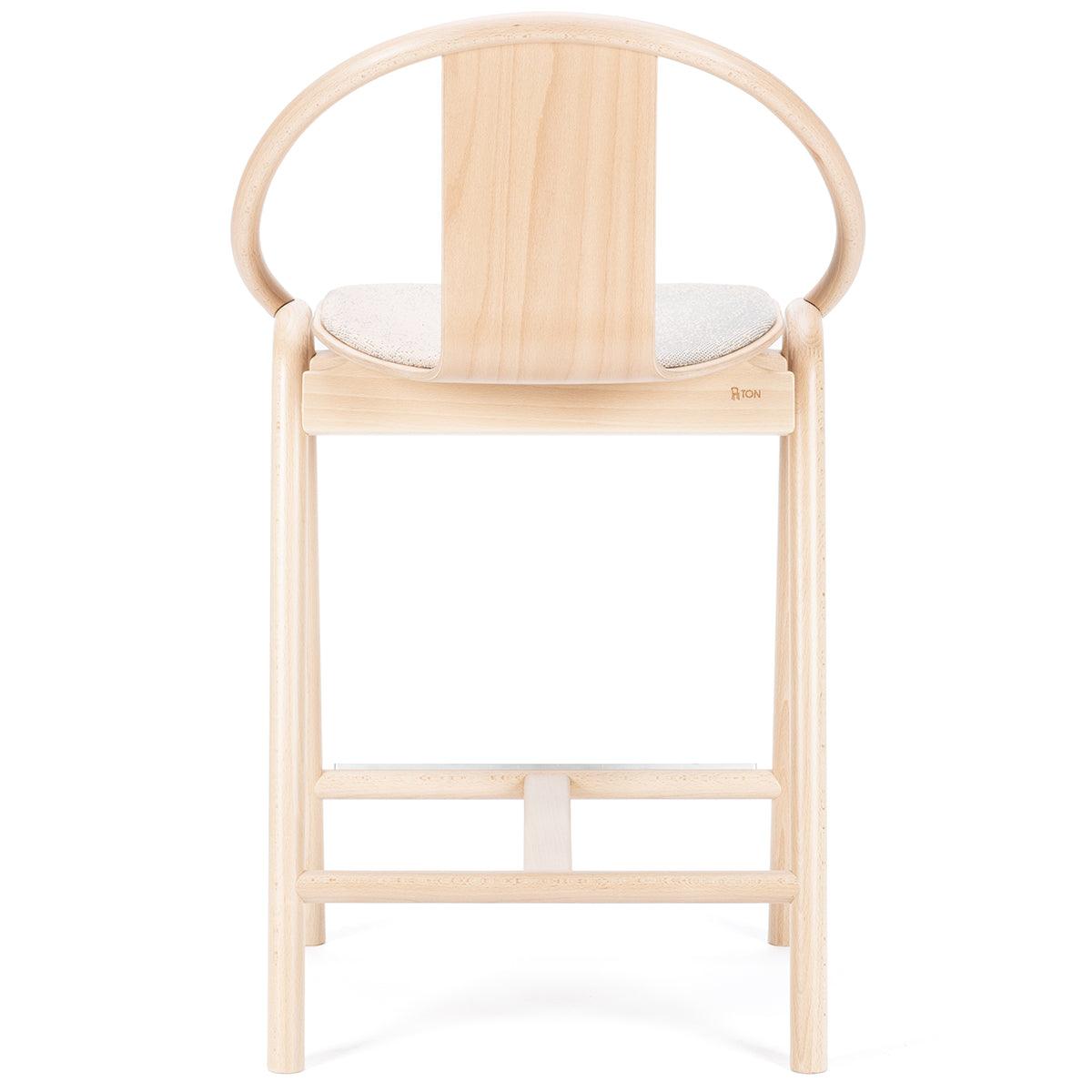 Again Upholstered/Wood Barstool - WOO .Design
