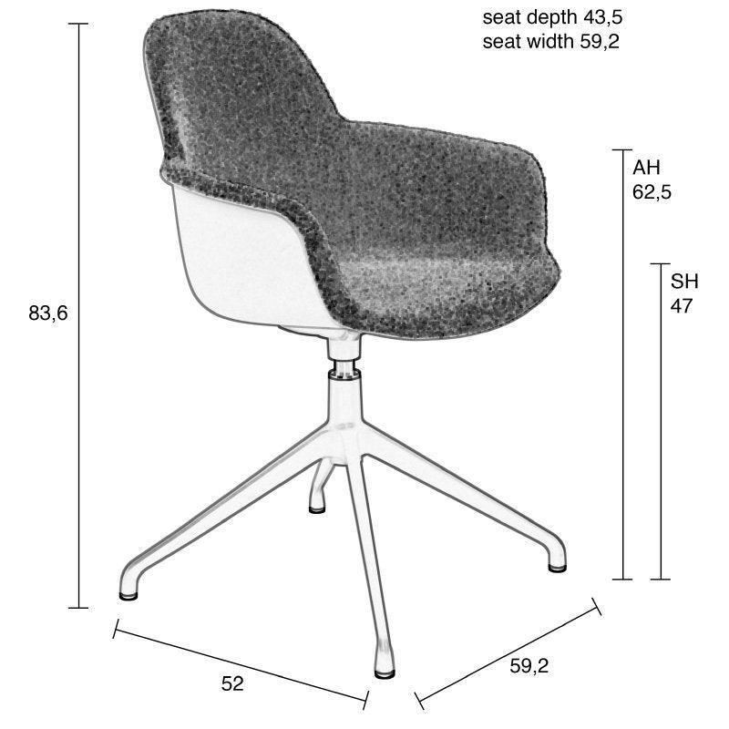 Albert Kuip Swivel Armchair - WOO .Design
