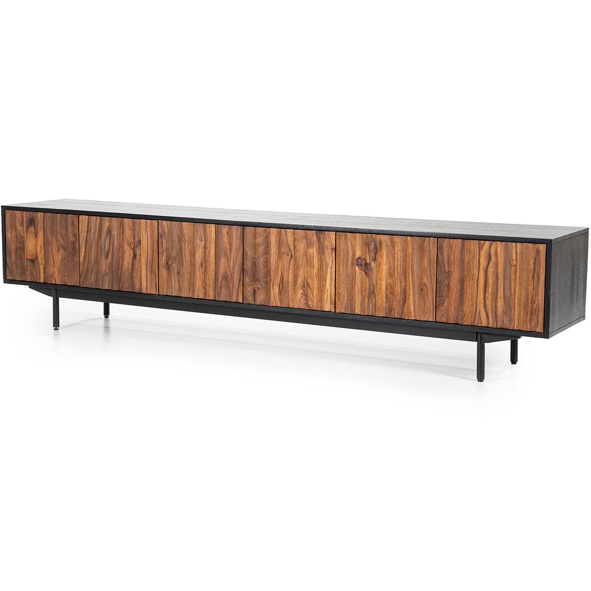 Alexander Sheesham Wood 6 Doors TV Cabinet - WOO .Design