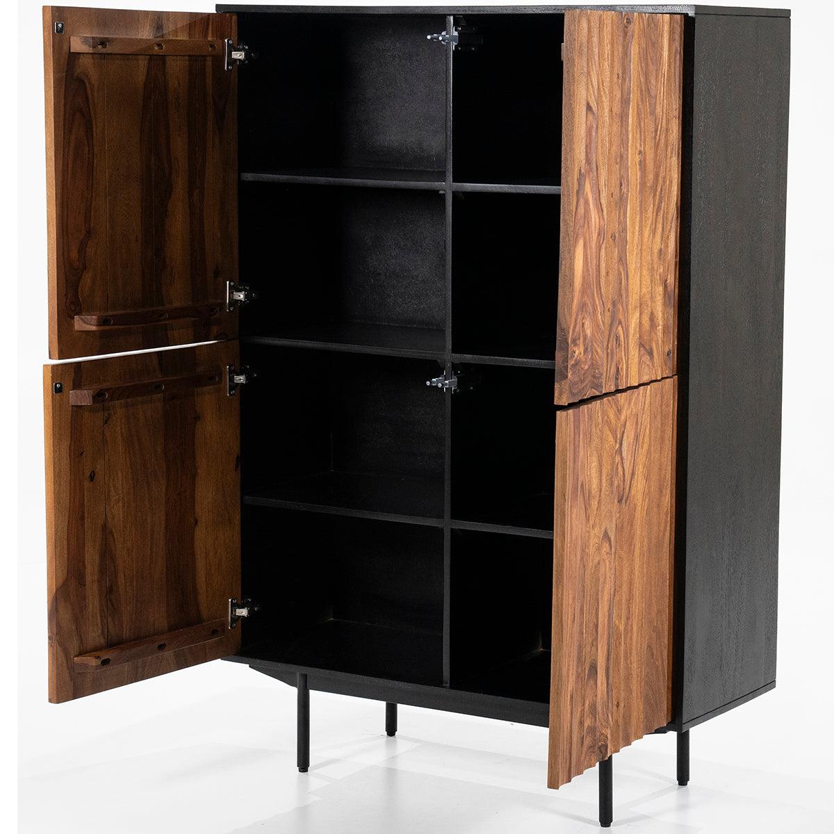 Alexander Sheesham Wood Cabinet - WOO .Design