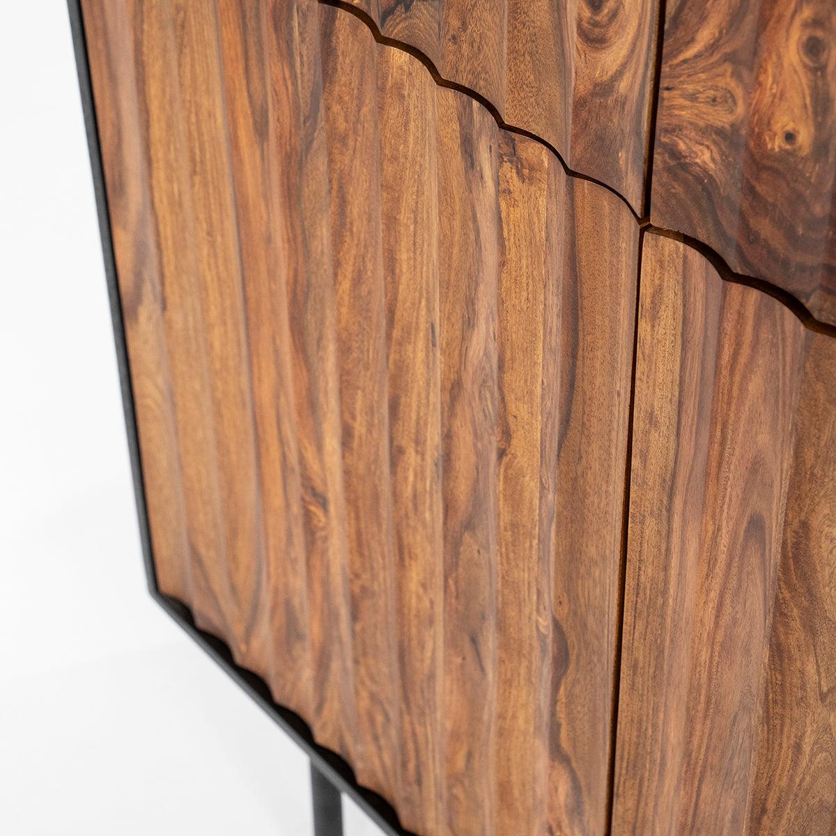 Alexander Sheesham Wood Cabinet - WOO .Design