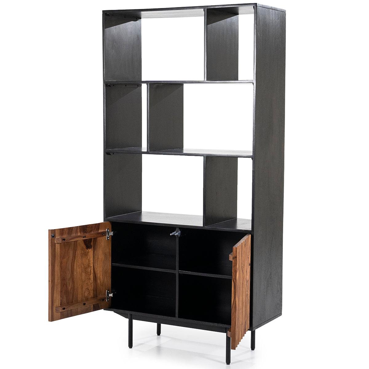 Alexander Sheesham Wood High Bookcase - WOO .Design