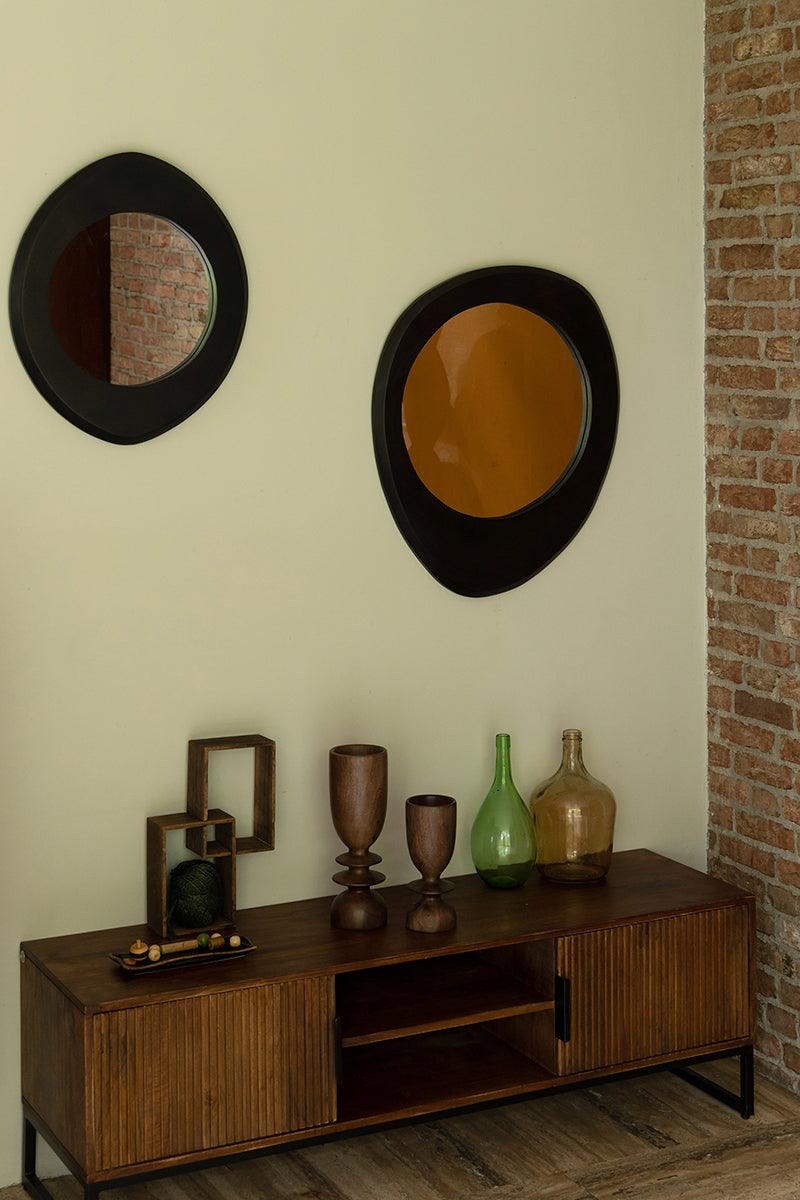 Aren Black Wood Mirror - WOO .Design